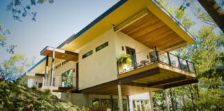 Una casa hecha con cáñamo
