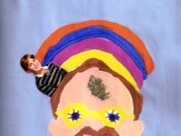 Artista pinta autorretratos bajo la influencia de drogas Artista pinta autorretratos bajo la influencia de drogas