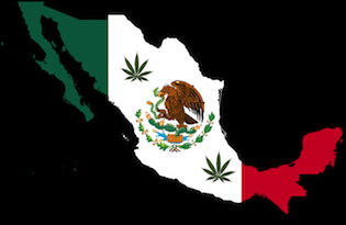 Mapa Mexico Con Bandera