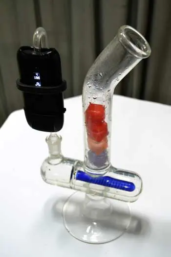 vaporizador portatil conectado a bong