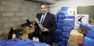 François Thierry , ex jefe de la lucha contra el narcotrfico, el 14 de diciembre de 2012 en Nanterre, en los suburbios de Pars.