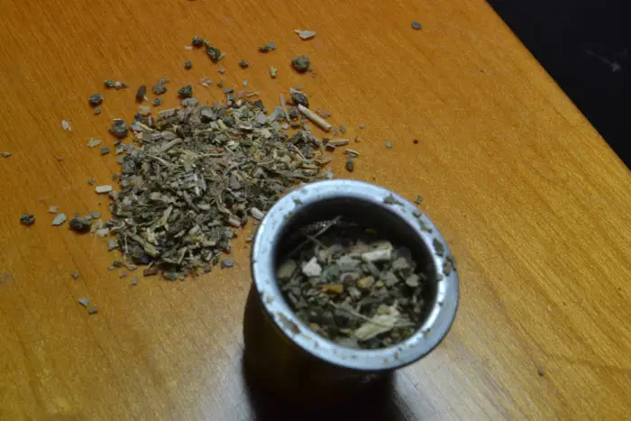 Tila antes de ser vaporizada