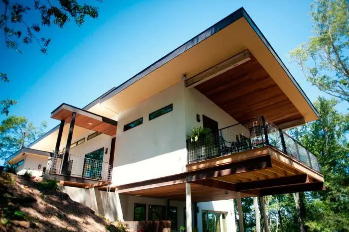 Casa construida con c&aacute;&ntilde;amo