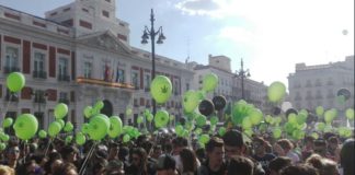 Marcha a favor de la marihuana en Madrid