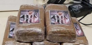 Se incauta medio kilo de cannabis con la imagen de Cristiano Ronaldo