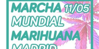 Madrid, escenario de la marcha a favor de regular la marihuana El cartel de la marcha de Madrid