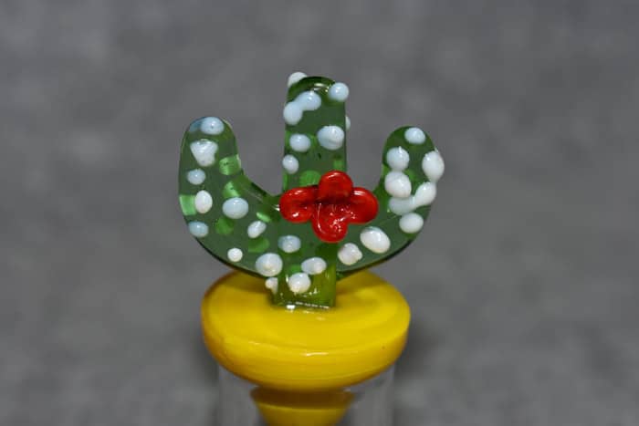 Carb cap en forma de cactus