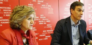 María Luisa Carcedo y Pedro Sánchez, ministra de Sanidad y presidente del Gobierno en funciones (Foto: Flickr PSOE)