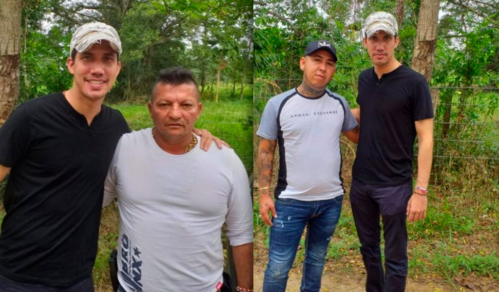 Las comprometedoras fotos de Juan Guaidó con narcos colombianos