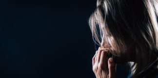 Anxiety Mental Disorder – Portrait of a Troubled Woman.