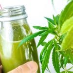 CBD cannabis infused smoothie drink