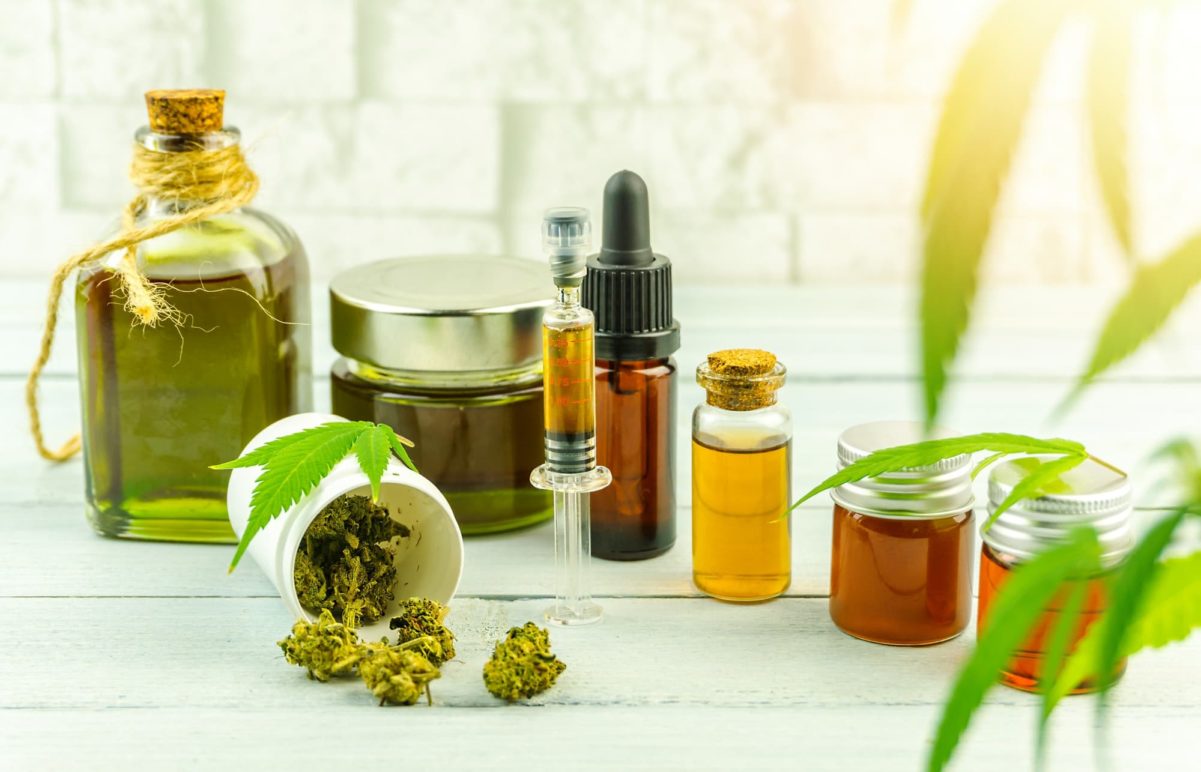 Plethora of cannabis oil products CBD Cannabis buds,Cream gel balm paste and oils