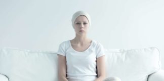 Woman with cancer