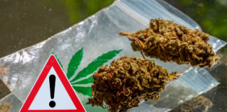 Cannabis legalization in Germany sign