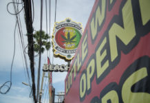 a cannabis Shop in the city of Jomtien near the city of Pattaya in the Province of Chonburi in Thailand,  Thailand, Jomtien, November, 2022