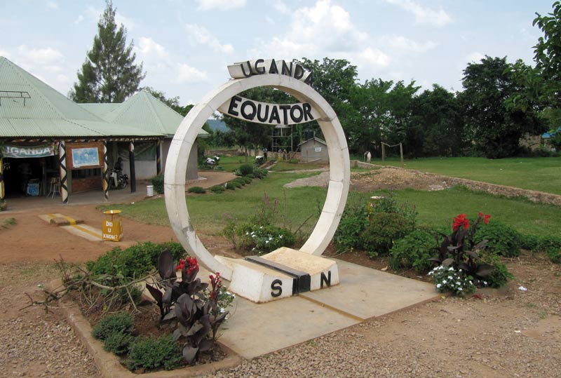 Monumento en la linea ecuatorial