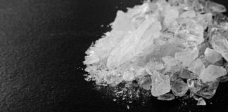 Methamphetamin Drug on Spoon