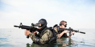 Navy SEAL frogmen