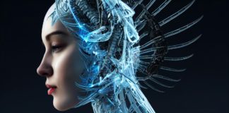 beautiful woman human robot artificial intelligence