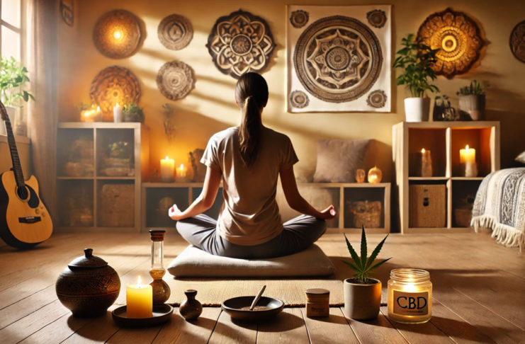cannabis y meditación profunda