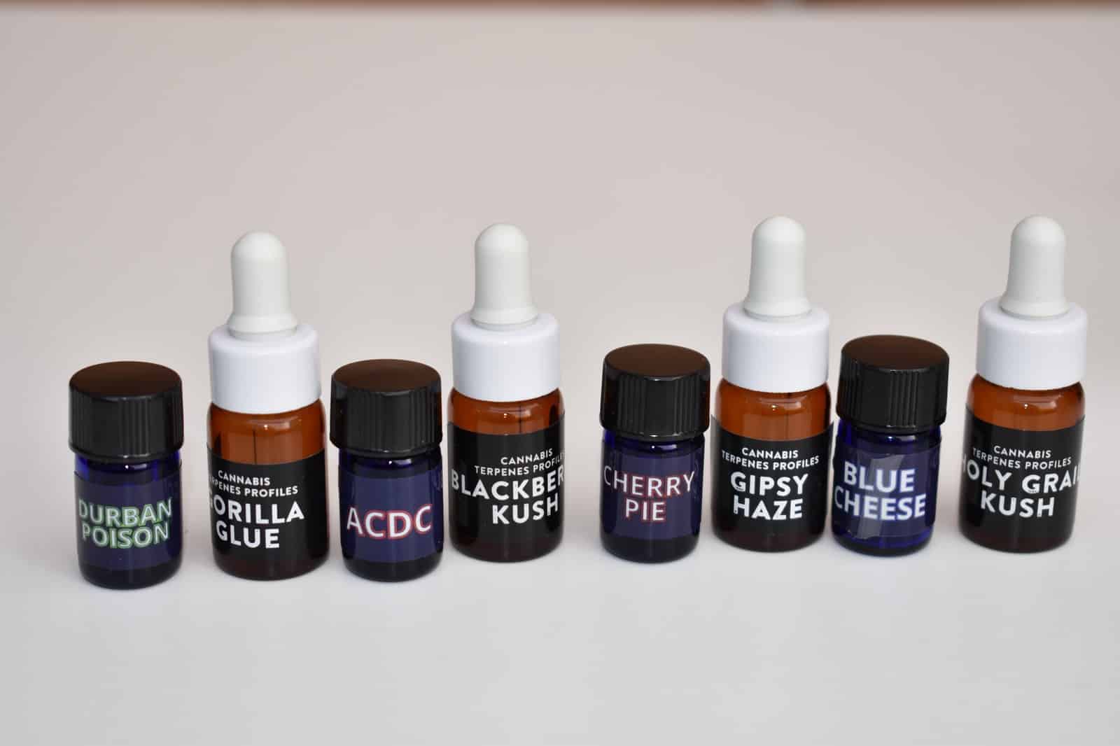 Mezclando perfiles terpénicos con destilado de CBD