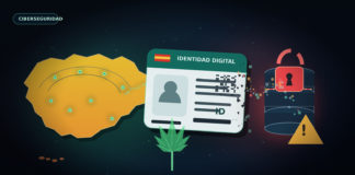 Ilustración sobre ciberseguridad, identidad digital y clubes cannábicos en España