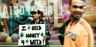 You won't believe get to see In Times Square. He was serious and actually had some quarters and dollar bills in a tray.