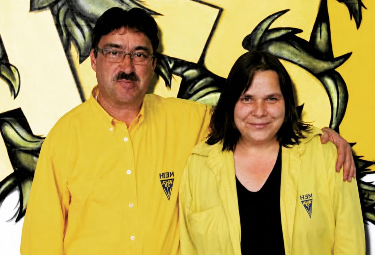 Henk IJpelaar junto a Siglinde Winkler, cofundadora de Hesi.