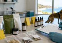 Mogán investiga productos de CBD por indicios de THC Productos comercializados como CBD preparados para una inspección y un análisis de laboratorio