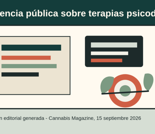 La FDA abre en EE UU el debate público sobre terapias psicodélicas Ilustracion editorial sobre una audiencia publica de la FDA acerca de terapias psicodelicas