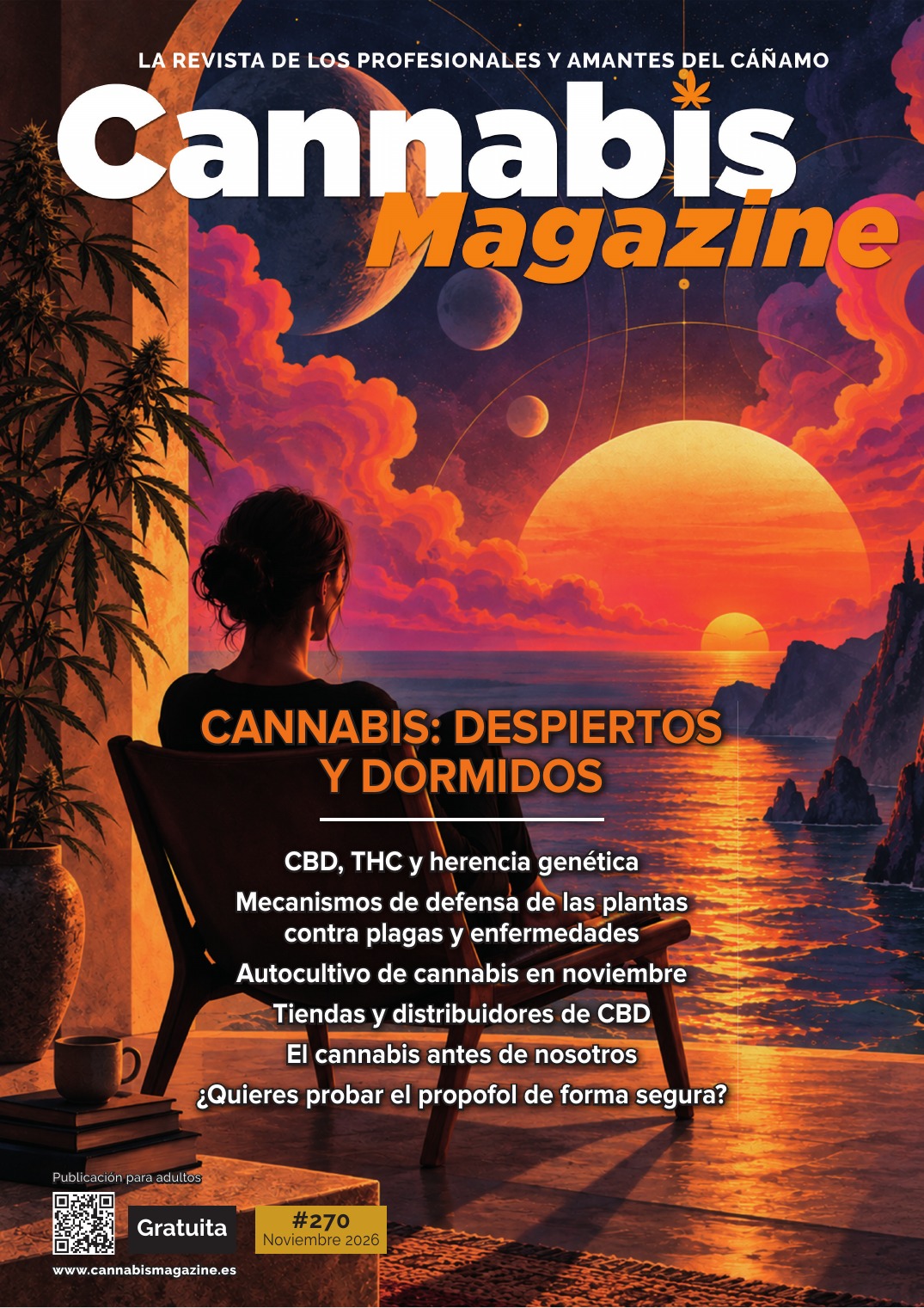 Portada de Cannabis Magazine 270, noviembre de 2026